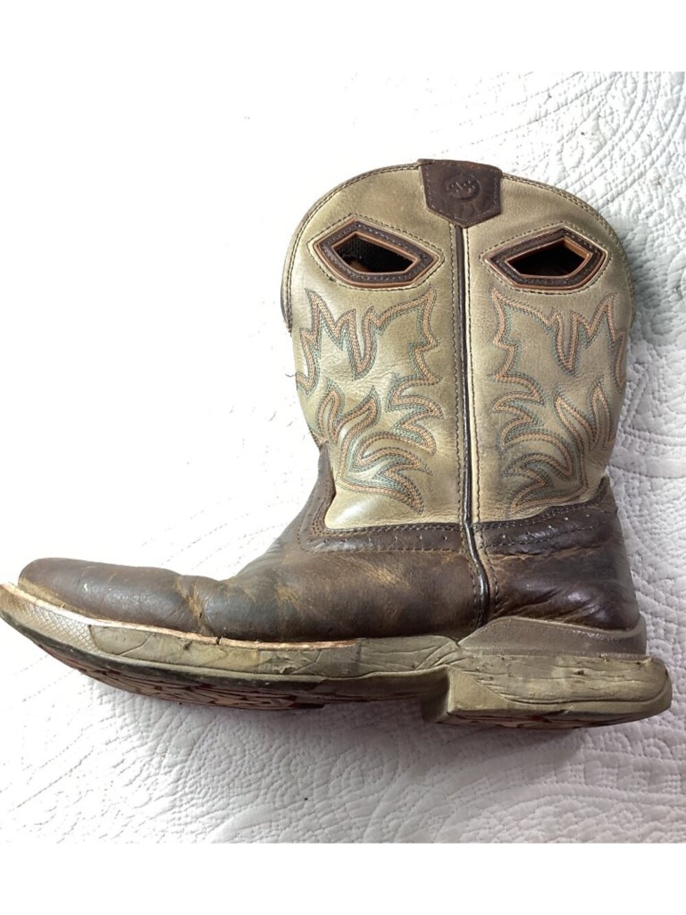 Phantom Rider by Double H Prophecy*U Toe Roper Boots*DH5385*Size 10.5